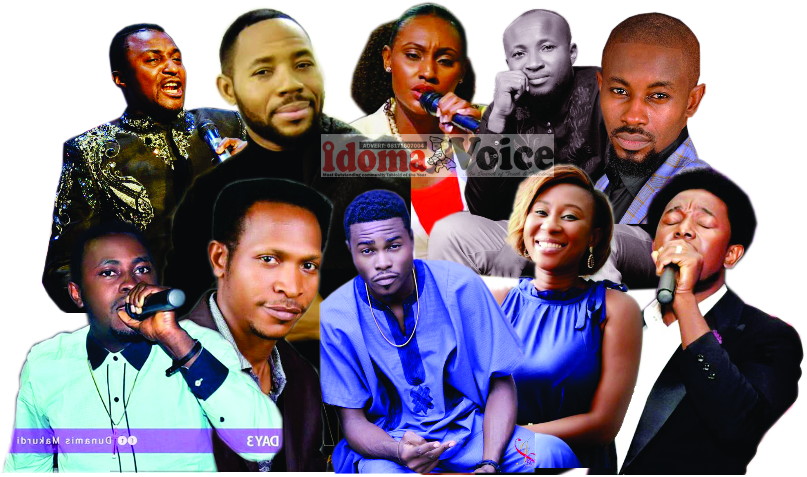Meet 10 wave-making gospel singers from Idoma land