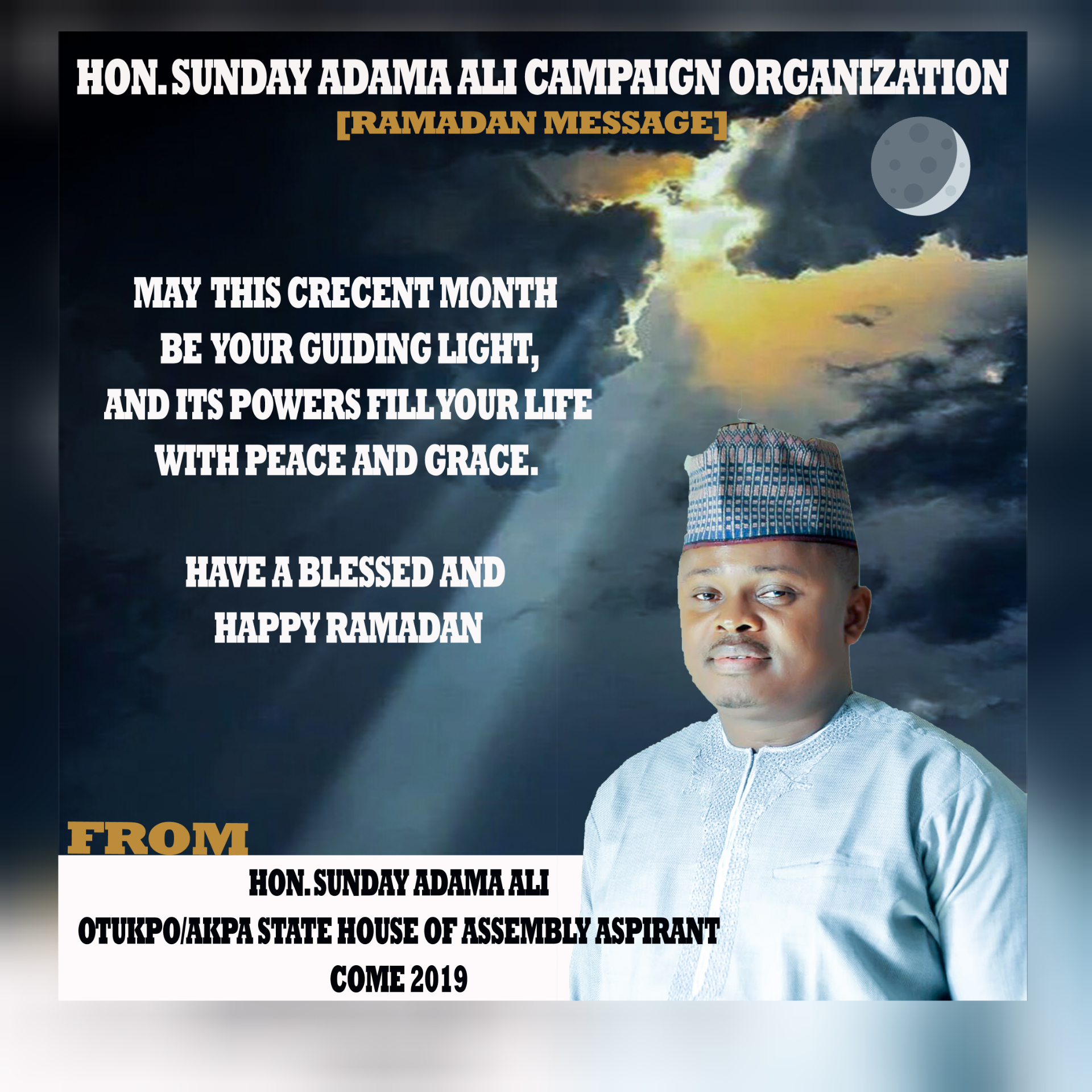 Ramadan: Sunday Adama Ali greets Muslim community in Akpa, Otukpo