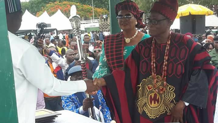 Pictures from installation, presentation of staff of office to newly selected First Class Chiefs in Benue State