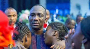 Beautiful twin sisters healed from insanity at Dunamis, Dr. Paul Enenche, wife in tears (PHOTOS)