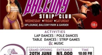 Uproar as popular Benue politician floats strip club in Makurdi