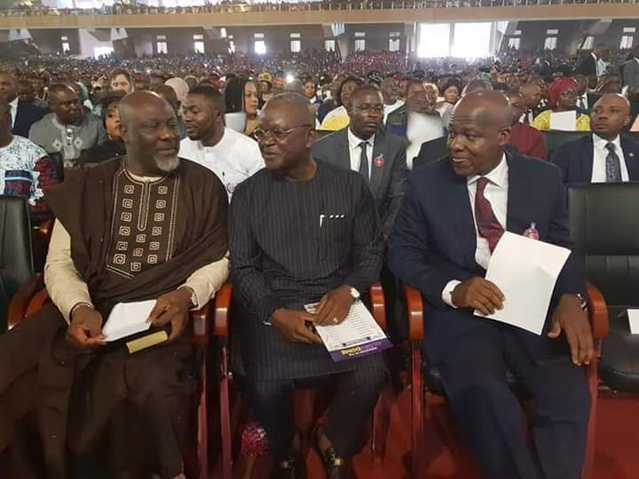 Glory Dome Dedication: Photos of Jonathan, Dino Melaye, Dogara, Ortom at Dunamis new auditorium