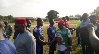 Former minister of interior Kicks off 4th Edition of Egli Ahubi Unity cup (Otukpo chapter) at Adoka center