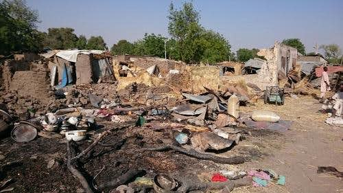 Boko Haram razes down UNICEF funded clinic, sack 3 communities in Borno