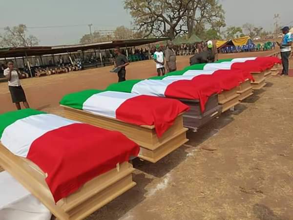 Tears in Igedeland as dead PDP members are laid to rest