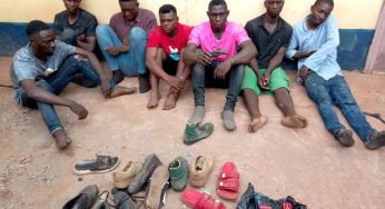 Police arrests, parade armed cultists in Otukpo (see photos + names)