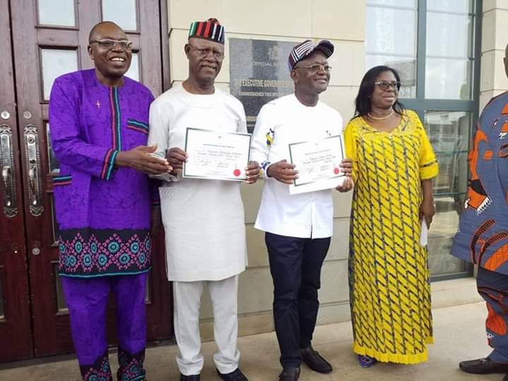 Groups congratulate Ortom, Abounu over re-election