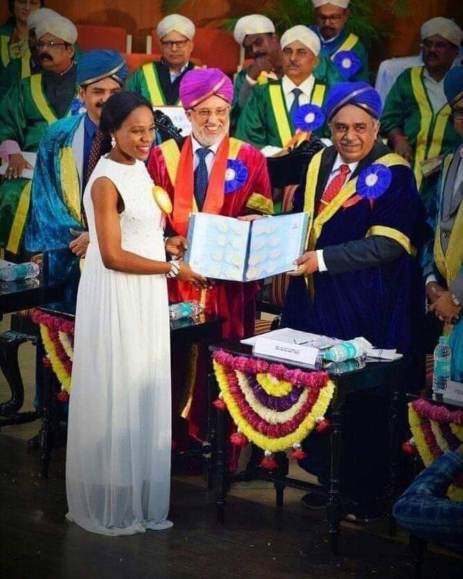 Emelife Chinelo: How Nigerian lady broke 100 years record in Indian University