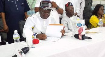 Benue versity, polytechnic, chiefs felicitate with Gov. Ortom on re-election victory