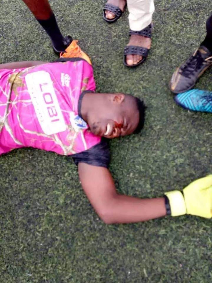 How Sunshine Stars FC coach attacked, injured Lobi Stars goal keeper during build up section in Akure