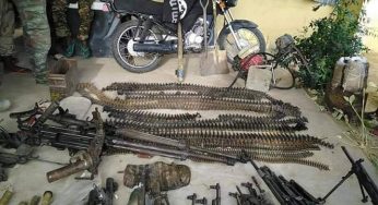 Nigeria Army records major victory against Boko Haram Insurgents, kill 27, recovers arms (Photos)