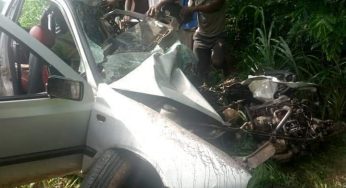 Heavy duty truck crushes family of 6 to death in Benue (Photos)