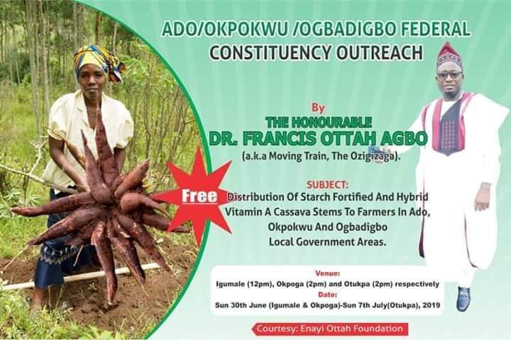 Francis Ottah sets to distribute hybrid crops seedlings, other farm materials to constituents (Photos)