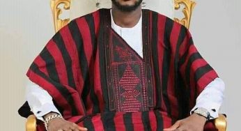 2face Idibia stuns in Idoma traditional attire