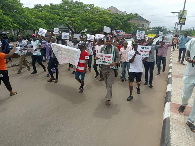 Youths shutdown Benue over planned Fulani settlement in Otukpo, Ukum, others