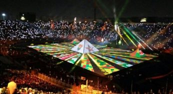 2019 AFCON: Femi Kuti, others thrill at colourful opening ceremony in Cairo (Photos)