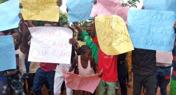 RUGA: Traditional rulers, Women, youths, children protest against proposed fulani settlement in Otukpo (Photos)