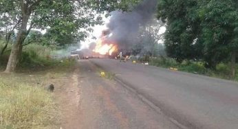 More photos from Benue tanker explosion, dozens burnt to death (Graphic images)