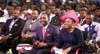 ‘Don’t give up on Nigeria’ – Dr. Paul Enenche says as he prays for journalists at Dunamis’ Glory Dome [Photos]