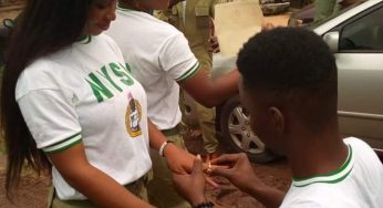 Love wins as Corper proposes to colleague on POP day (Photos)