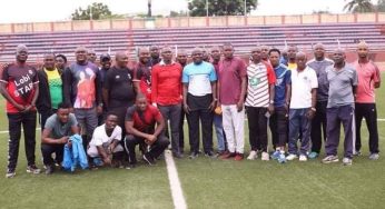 Lobi Stars Board, Management introduces new coach Ogunbote to players, supporters