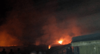 Residents flee as inferno hits pipeline in Lagos community