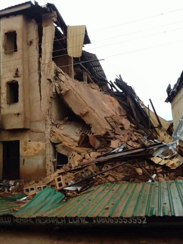 Many dead, dozens injured as three-storey building collapse in Jos