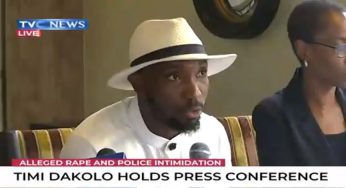 “Nobody comes to drop letter with guns”-Timi Dakolo reacts to police invitation