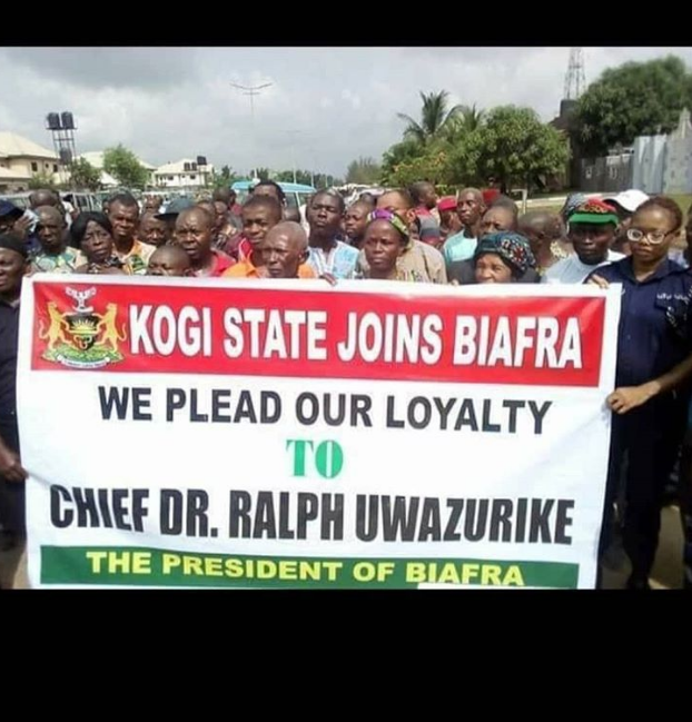 Kogi state joins Biafra, pledges loyalty to Ralph Uwazuruike [PHOTO]