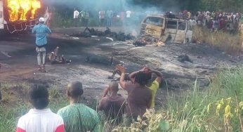 Benue tanker explosion: Seven more people die as victims get mass burial