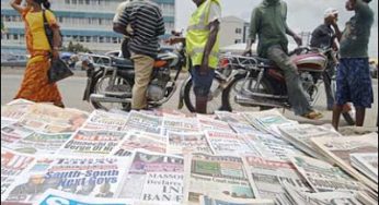 Nigeria News Today: Top Naija news from Nigerian newspapers for October 24
