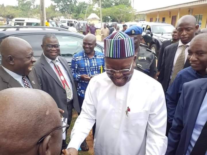 Gov. Ortom storms governorship election petition tribunal (Photos)