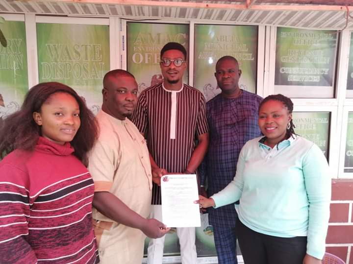 AMAC: Otukpo Council boss, George Alli Signs MOU with Abuja Pro-Net environmental agency (Photos)