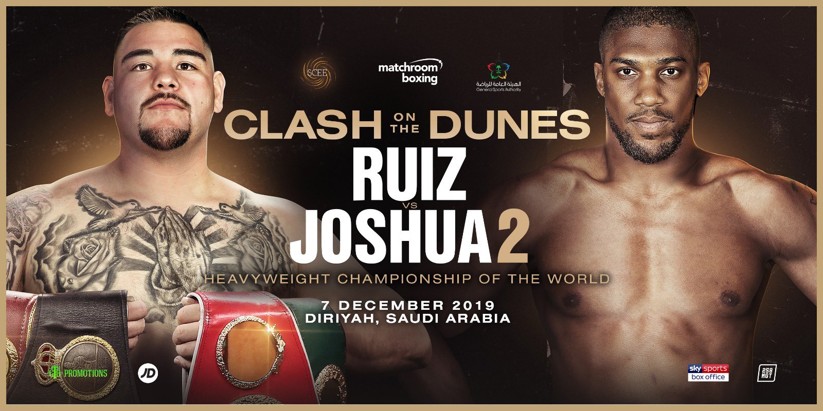 Ruiz Jr vs Joshua: Saudi Arabia to host world heavyweight title fight