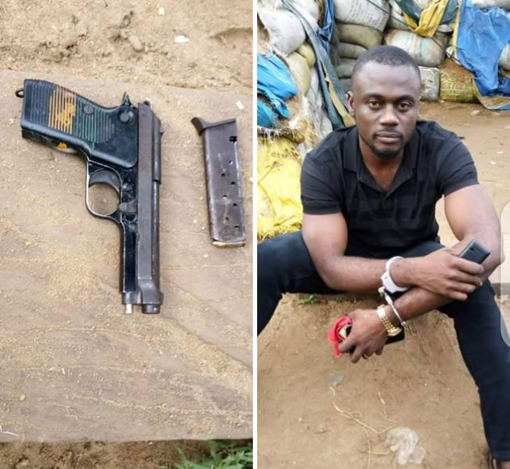 Armed robbery suspect nabbed with police riffle in Anambra community