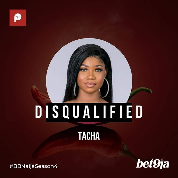 BBNaija: Big Brother disqualifies Tacha