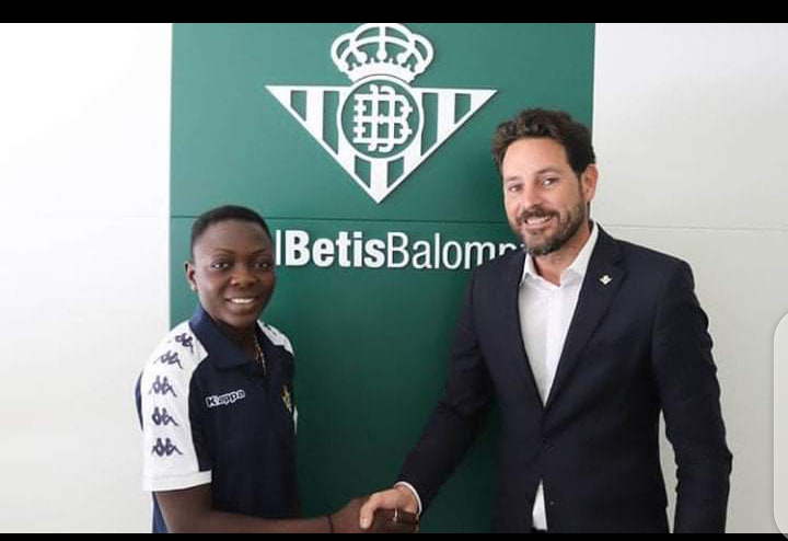 BREAKING: Idoma-born Super falcons player, Oya Alice Ogebe signs for Real Betis Feminas