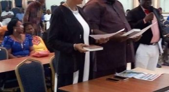 Gov. Ortom swears-in Eric Adokwu, Janet Edeh as Special Advisers