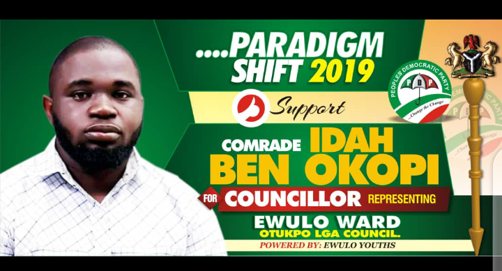 Ewulo 2019: PDP executives adopt Hon. Comr. Idah Ben Okopi as sole candidate (Unopposed)