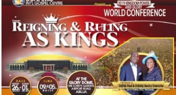 #KPGC2019: Activities for Dunamis 2019 Kingdom Power and Glory Conference revealed