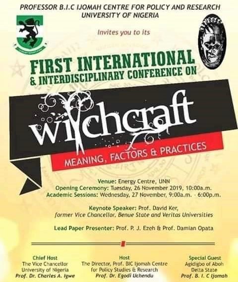 Witchcraft conference: UNN drops topic after protest by CAN, others