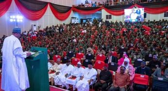 Buhari unveils more indigenous military vehicles, salutes gallant efforts in routing terrorists