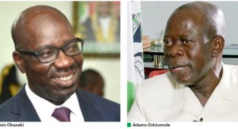 Oshiomhole rejects Christmas gifts from Obaseki – Gov’s Aide