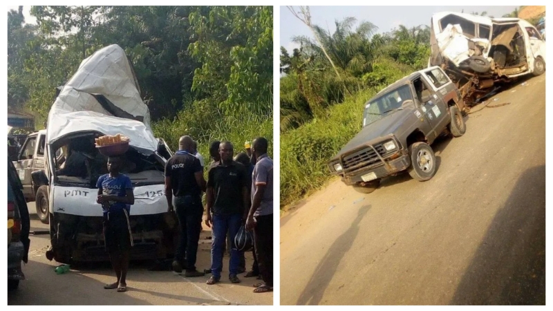 Scores crushed to death as Peace Mass Transit, GUO buses crash in Ondo (Photos)