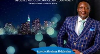 Apostle Abdulsalam of Trinity Bible Church is dead