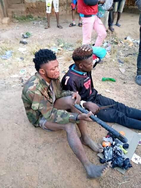 Notorious armed robbers wearing military uniform arrested in Itabono Owukpa