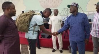 Ortom reappoints man who trekked from Abuja to Benue to celebrate his court victory as Special Assistant