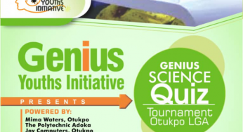 Genius Youth Initiative Organizes first Science Quiz competition in Otukpo