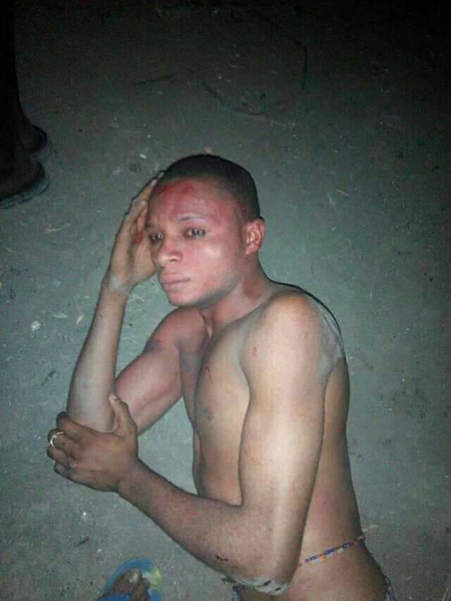 Homosexual: Angry mob beats suspected gay man in Benue (Photos)