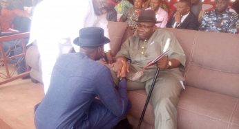 Oyi’hotu K’Idoma: Oche “G12” congratulates Gov. Dickson of Bayelsa on attainment of new traditional title (Photos)